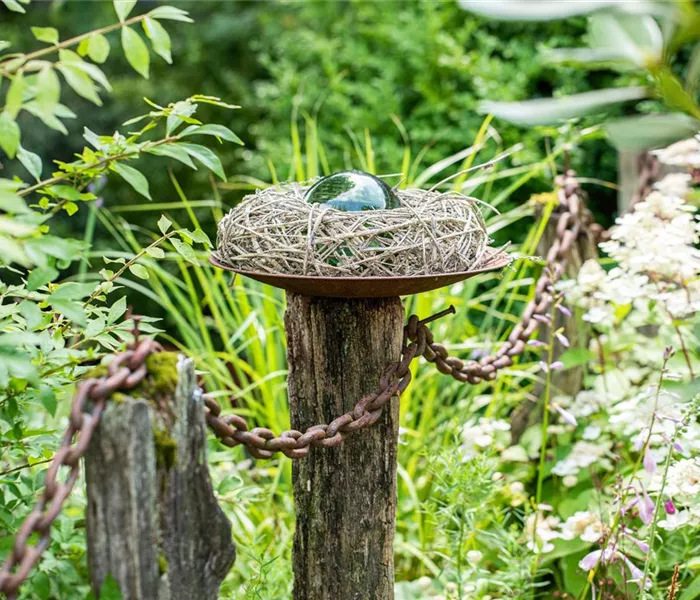 Gartengestaltung mit Dekor – fantasievolle Gartendekoration