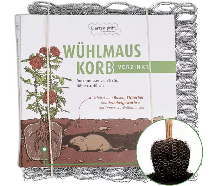 Wühlmauskorb 35 x 40 cm verzinkt Wühlmauskorb 35 x 40 cm verzinkt