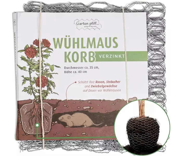 Wühlmauskorb 35 x 40 cm verzinkt